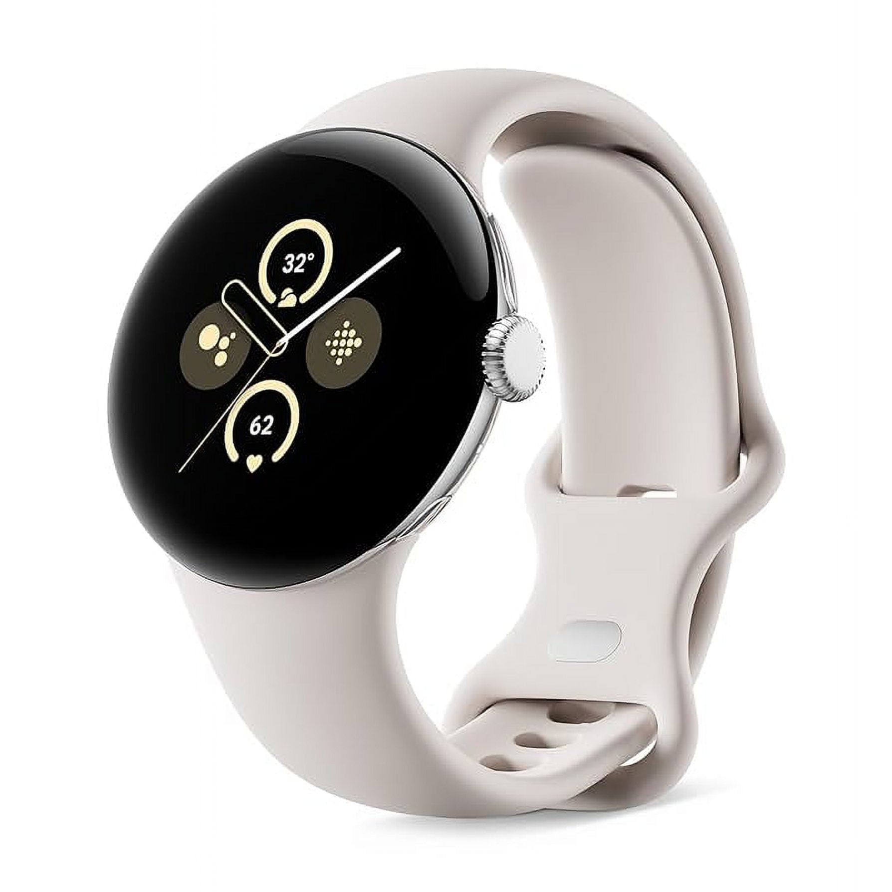 Google Pixel Watch 2 Heart Rate Tracking Watch - LTE - Silver 