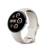 Google Pixel Watch 3 (41mm) - Android Smartwatch with Heart Rate Tracking, Advanced Running from Fitbit, Fitness Insights, 24-Hour Battery - Polished Silver Alu