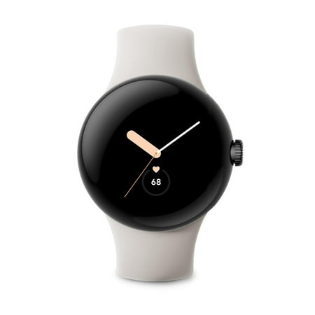 Google Pixel Watch LTE Smartwatch Compatible with Cellular or WiFi Data, GPS, BT and Heart Rate Monitor 41mm, Bulk Packaging (Chalk)