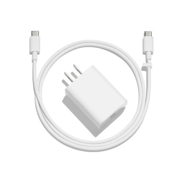 Google - Power adapter - 18 Watt (24 pin USB-C) - white