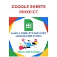 thumbnail image 1 of Google Sheet Project: Make a Complete Employee Management System, (Paperback), 1 of 1