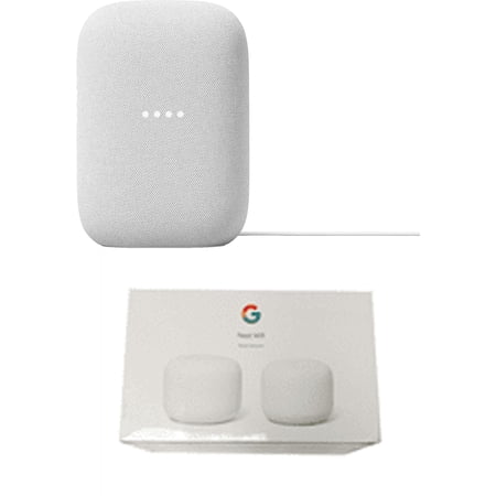 Google Smart Home Bundle - $50 Off 2 Nest Audios + Nest Wifi 2 Pack