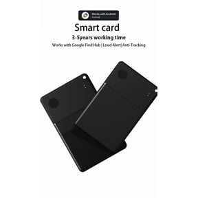 Google Smart Tracker Card, 5 Years Ultra-long Standby No Charging Needed, IP68 Waterproof & Wireless Charging, Compatible with iOS and Android, Anti-Lost Locator for Wallet, Passport, Luggage and Per