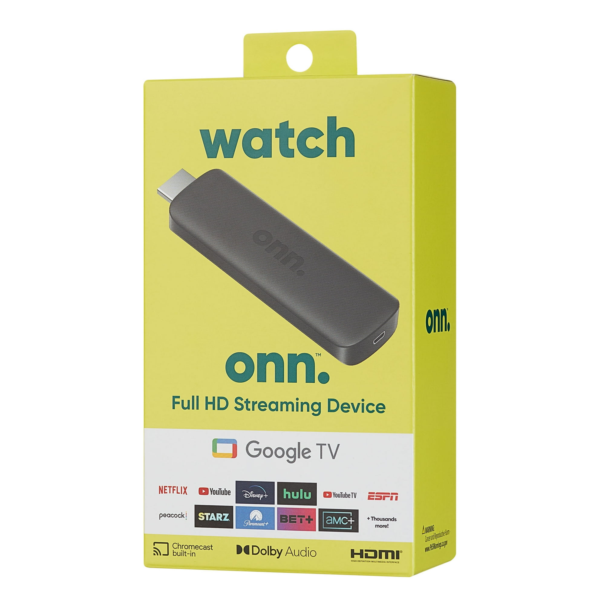 Imagen relacionada con Onn: Walmart lanza dispositivo de transmisión con Google TV