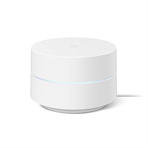 Google Wifi AC1200 Mesh WiFi Router 1500 Sq Ft Coverage 1 Pack White