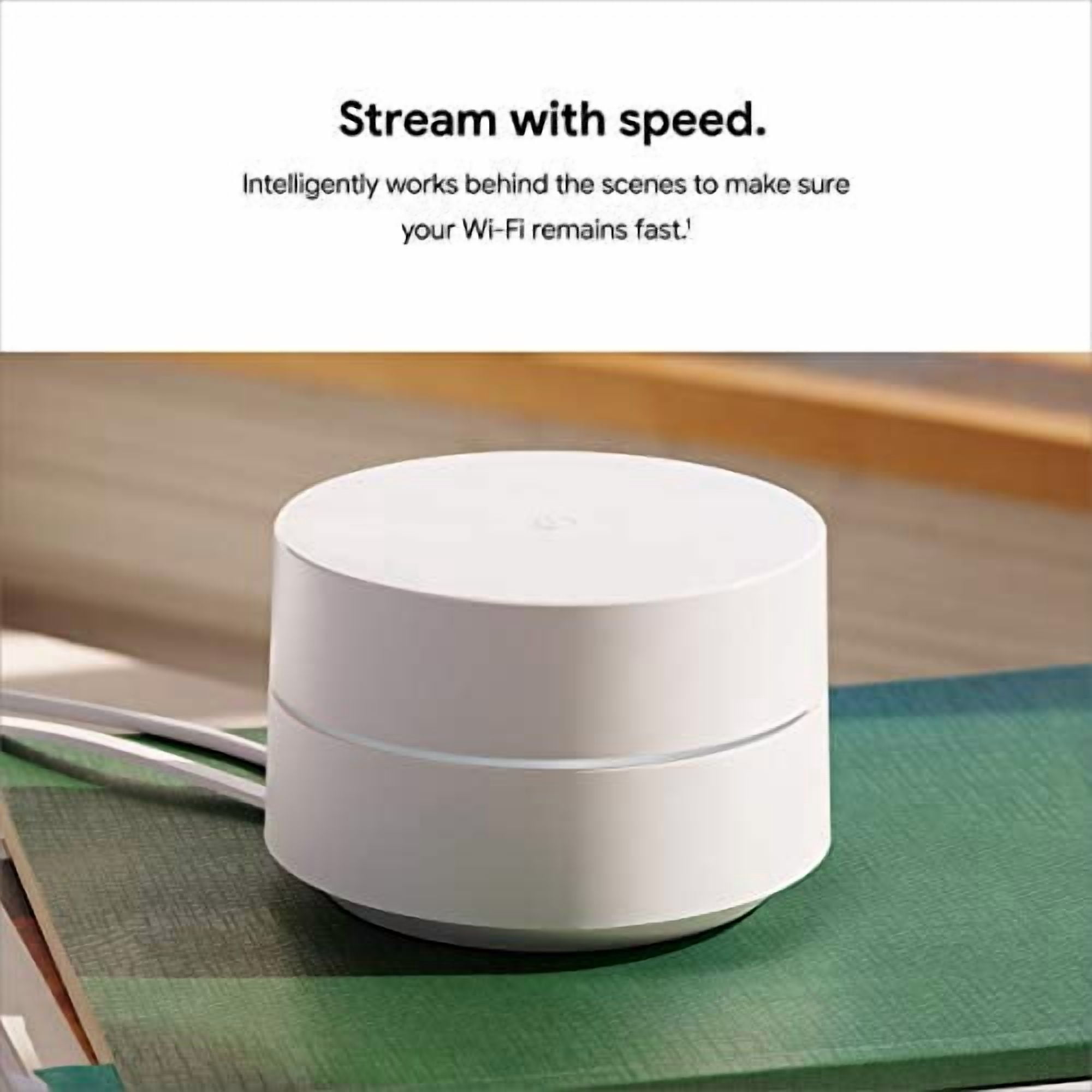 Google, Whole Home Wi-Fi System, 1-Pack, MESH Router - Walmart.com