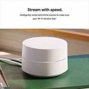 Google Wifi AC1200 Mesh WiFi Router 1500 Sq Ft Coverage 1 Pack White