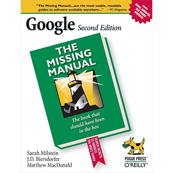 Pre-Owned Google: The Missing Manual (Paperback) 0596100191 9780596100193