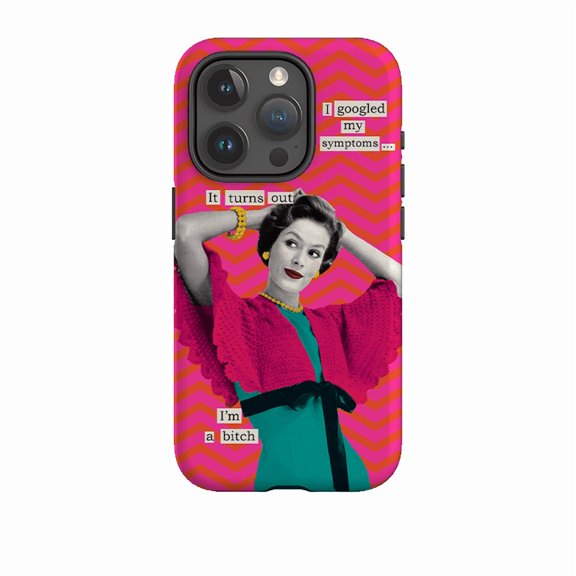 Googled My Symptoms Funny Quote Phone Case for iPhone 16 15 14 13 12 11 Pro Max