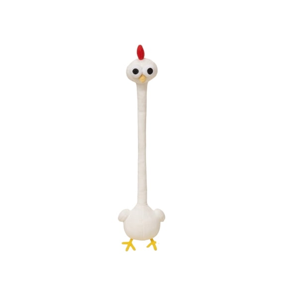 Googly-Eyed Long Neck Plush Toy Collection, Soft Stuffed Giraffe Dog and Hen for Funny Home Decor and Play, Unique Creative Gift 15.75-inch