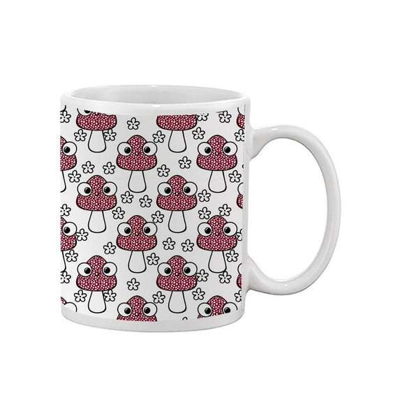 Googly Eyed Mushrooms Mug - Image by Shutterstock,