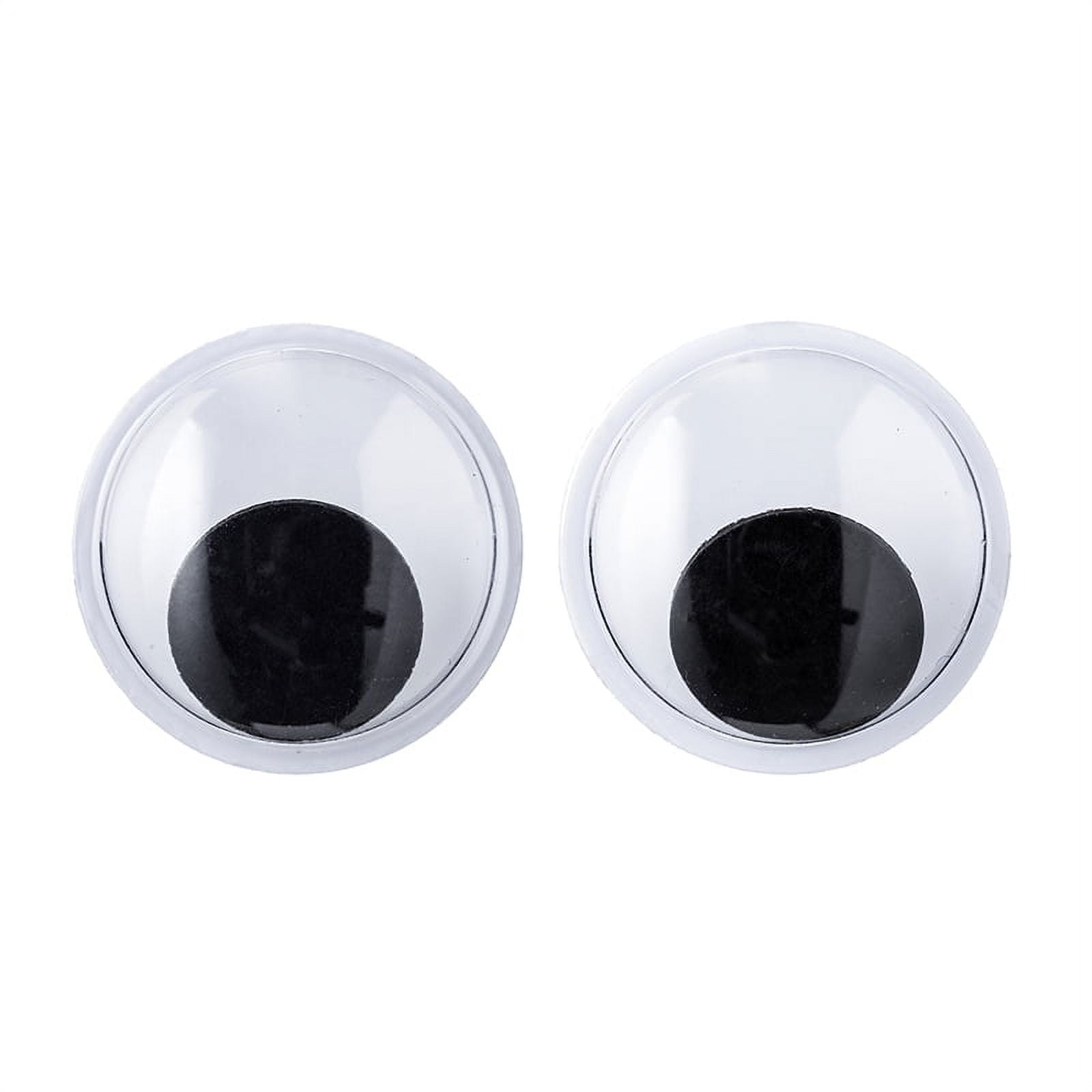 Googly Eyes: 18mm, Black, Paste On Craft Eyes