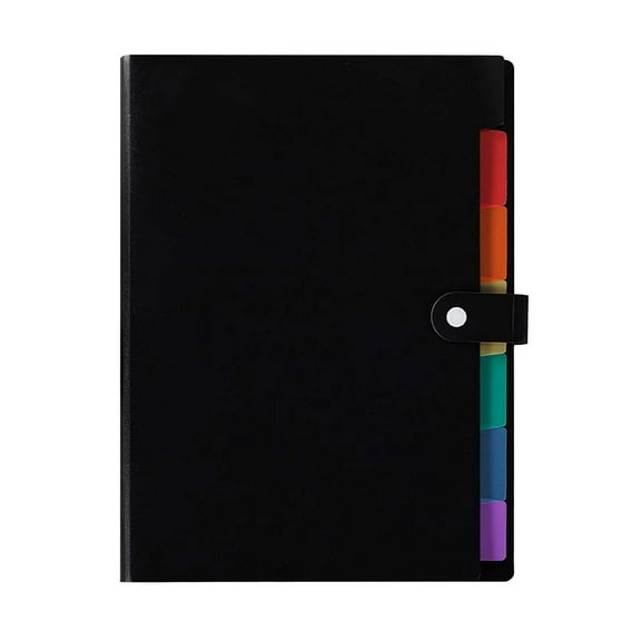 7-Pocket Colorful Expanding File Folder, Document Organizer for School/Office Clearance - Goohae