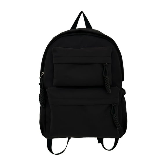 Goohae Backpack, Backpack for School Large Capacity Backpack for Women & Men - Fits 15.6" Laptop, Water-Resistant, Great for School & Travel Black