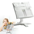 thumbnail image 1 of Goohae Book Stand, Adjustable Book Holder with Page Clip - for Textbooks, Tablets & Music Scores, Document Holder, , White, 1 of 9