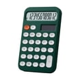 thumbnail image 1 of Goohae Desk Calculator, 12-Digit Desktop Calculator with Tilt Stand, Dual Solar & Battery Power, Basic Math Calculator for Office, Green Scientific Calculator, 1 of 8