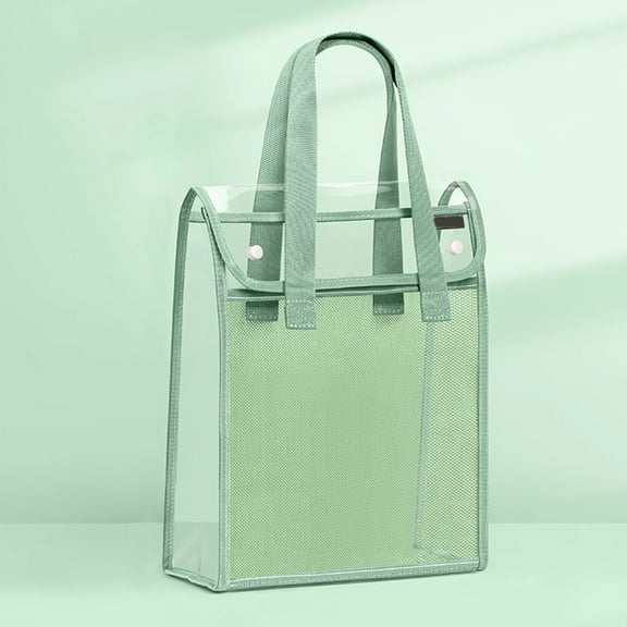 Goohae File Organizer Bag, Expanding File Folder with Handle, Accordion Organizer for Documents, Business Document Holder,Under $5,Green