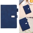 thumbnail image 1 of Goohae Leather Bound Work Planner, A5 Executive Notepad – Customizable Diary for Business, Travel & Personal Journaling, Executive Journal, , Navy, 1 of 9