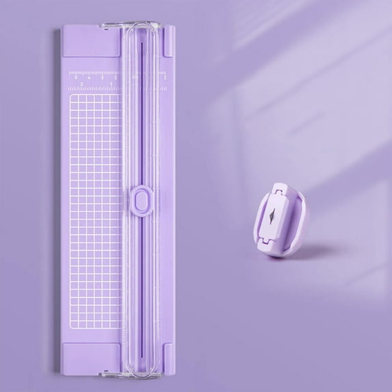 Goohae Paper Trimmer Cutter, A4 Paper Cutter Mini Non Slip Ruler for Diy Crafts Photo Trimmer Office Home Stationery Paper Trimmer,Under $5,T