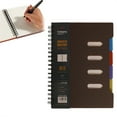 thumbnail image 1 of Goohae Spiral Notebook, 4-Subject Notebook with Dividers - Durable Multi-Tab Organizer for Professionals, Office Notebook, Brown, 1 of 2