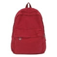 thumbnail image 1 of Goohae Travel Backpack, Red Vintage Backpack, Canvas Backpack for Women & Men, Laptop Daypack, Travel Rucksack, Casual College Bag with Padded Compartment, 1 of 8