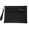thumbnail image 1 of Goohae Travel Lock Bag – Anti-Theft Tsa Combination Lock, Dual-Layer Organizer for Passport, Cash & Valuables, Water-Resistant, Airport Ready, Black Travel Locking Bag, Travel Security Pouch, 1 of 8