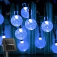 thumbnail image 1 of GooingTop Blue Outdoor String Lights Solar Powered Waterproof,26FT 50LED Crystal Globe Solar Twinkle String Lights for Outside Gazebo Yard Patio Tree Decoration, 1 of 6
