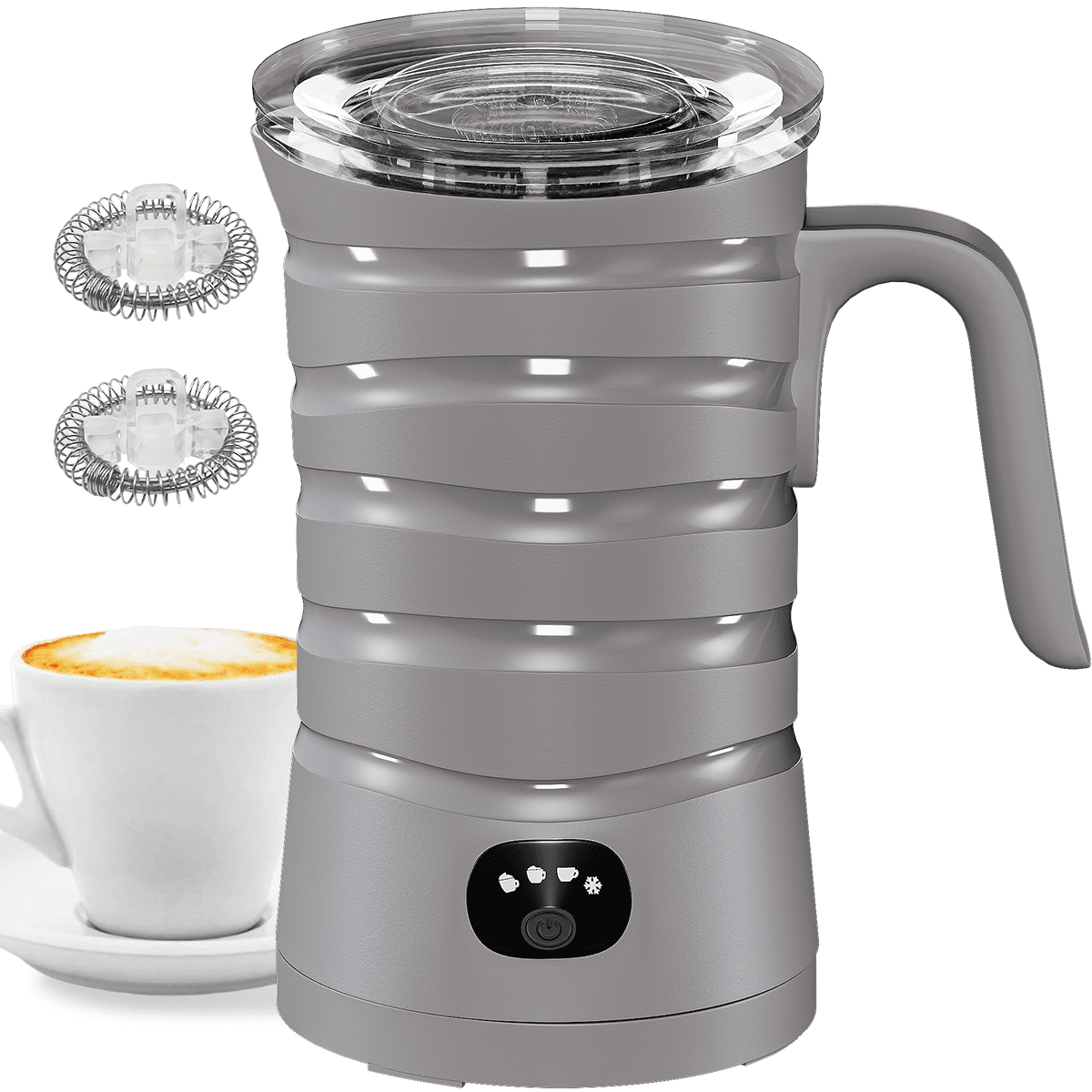 GooingTop Milk Frother for Coffee,Electric Milk Frother and Steamer