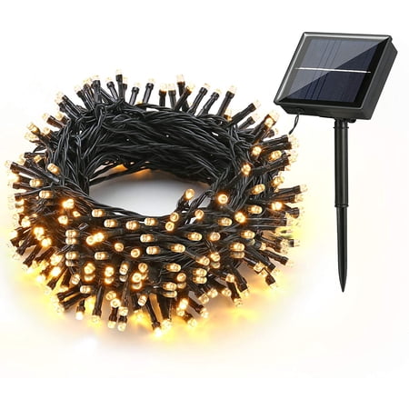 GooingTop Solar String Lights, 83.5ft 240 LED 8 Modes Outdoor String Lights Waterproof Fairy Tree Lights for Garden, Patio, Fence, Balcony, Outdoors (Warm White)