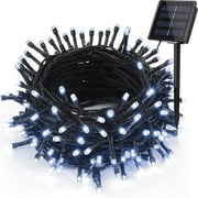 GooingTop Solar String Lights Outdoor Waterproof,52.3ft 160LED Solar Tree Lights,Solar Fairy Lights Christmas Lights with 8 Modes for Patio Yard Outdoor Decorations (White)