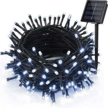 GooingTop Solar String Lights Outdoor Waterproof,52.3ft 160LED Solar Tree Lights,Solar Fairy Lights Christmas Lights with 8 Modes for Patio Yard Outdoor Decorations (White)