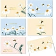 thumbnail image 1 of Gooji 4x6 Bee Gold Foil Thank You Cards with Envelopes (Bulk 20-Pack) Matching Peel-and-Seal White Envelopes | Assorted Bulk, 1 of 7