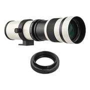 GoolRC Camera MF Super Telephoto Zoom Lens F/8.3-16 420-800mm T Mount with Adapter Ring Universal 1/4 Thread Replacement for EF-Mount Cameras 80D 77D 70D 60D 60Da 50D 7D 6D 5D T7i T7s T6s