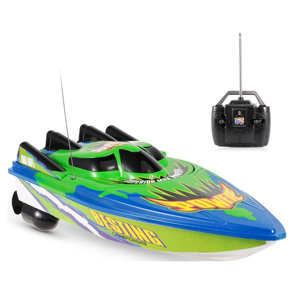 GoolRC High Speed Boat radio controlled motor boat, 20km/h remote controlled toy gifts remote controlled boat in lakes