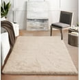 thumbnail image 1 of Goolela Washable Rug Faux Fur Rug 3x5 Area Rug Light Brown Fluffy Shag Rug Fuzzy Rug for Living Room Bedroom Kids Room Furry Rug Rectangle, 1 of 9