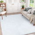 thumbnail image 1 of Goolela White Fluffy Rug 5x8 Fur Rug Faux Fur Rabbit Rug for Living Room Fuzzy Furry Washable Rug for Living Room Bedroom Rectangle, 1 of 9