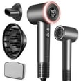 thumbnail image 1 of Goolioo Hair Dryer, High Speed Ionic Blow Dryer with Diffuser, Gray, 1 of 4