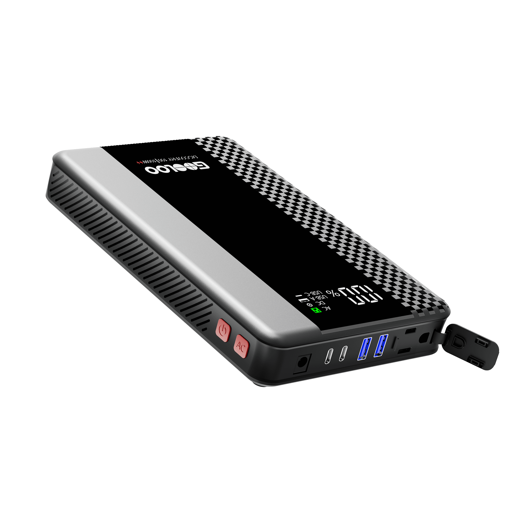 GOOLOO Discovery 100 Portable Power Station  99.9Wh, 100W AC Output, 27000 mAh Fast Charging Generator, Multiple Charging Ports, Compact Power Station for Laptops, Phones, and Outdoor Use