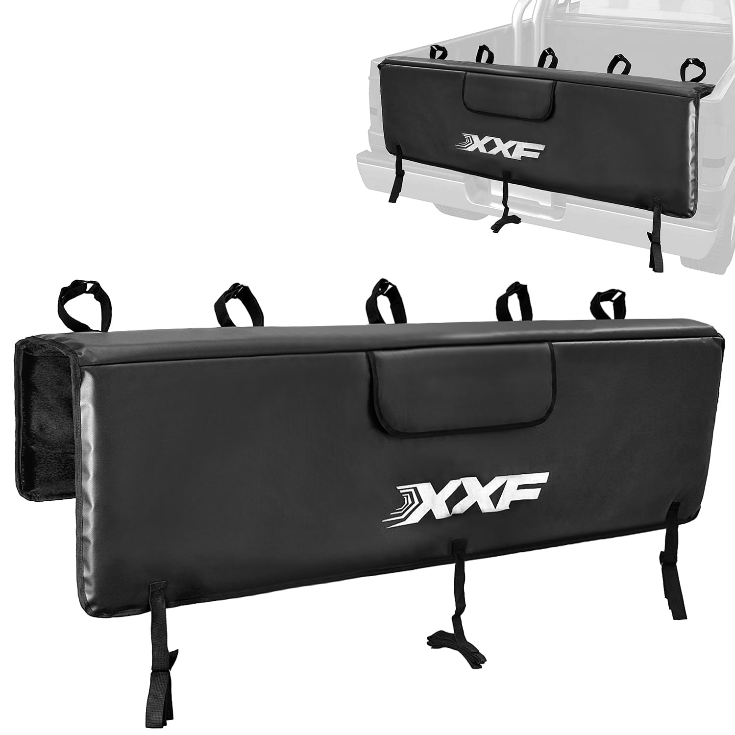 Goolrc Mountain Bike Tailgate Cover Waterproof PVC, Soft Fleece, Thick Foam Securely Holds 5