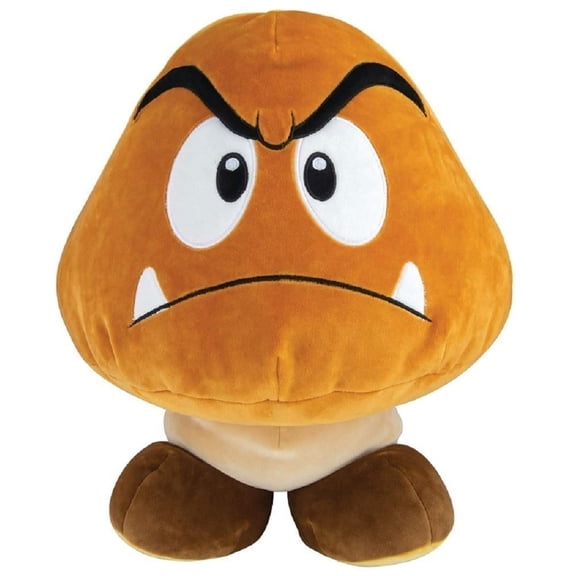 Goomba Plush Toy - Super Mario Brothers - Medium Mocchi Mocchi - 10 Inch |