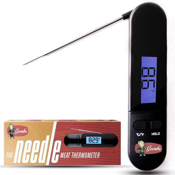 Goomba "The Needle" Premium Digital Meat Thermometer with Probe Motion Sensor | 1 Year Warranty | Easy to Use Food Thermometer