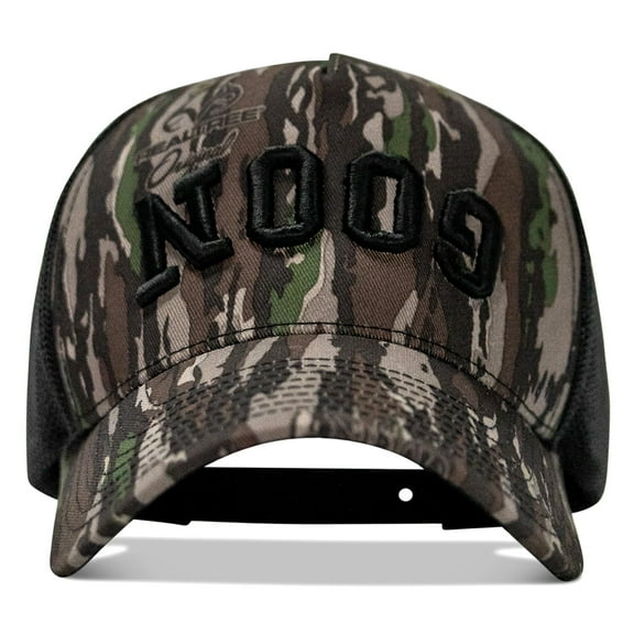 Combat Iron Arched 3D Snapback Hat – Camo and Black, Adjustable Mesh Back Cap