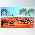 thumbnail image 1 of Goondiwindi Polo Tournament Poster Wall Art, Modern Wall Decor For Living Room Bedroom, 12x18 UNFRAMED, 1 of 2
