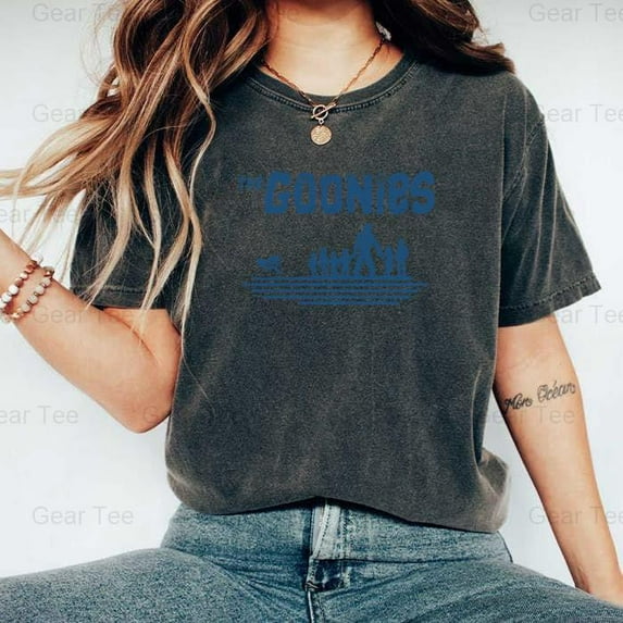 Goonies, 80s, Adventure, Spielberg, Pirate, Treasure, Kids, Movie, Fratelli, Cult Comfort Color T-Shirt Unisex, up to 4XL