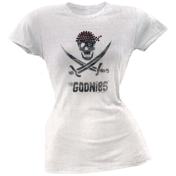 Goonies - Skull Burnout Juniors T-Shirt - Large
