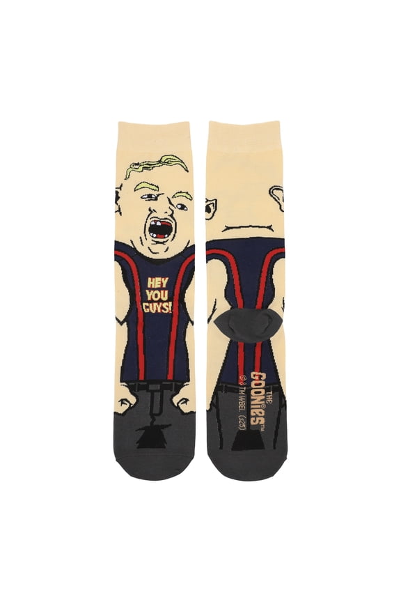 The Goonies Hey You Guys Men's Animigos Crew Socks