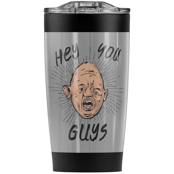 The Goonies/Sloth Sketch Stainless Steel Tumbler 20 oz Coffee Travel Mug/Cup, Vacuum Insulated & Double Wall with Leakproof Sliding Lid | Great for Hot Drinks and Cold Beverages
