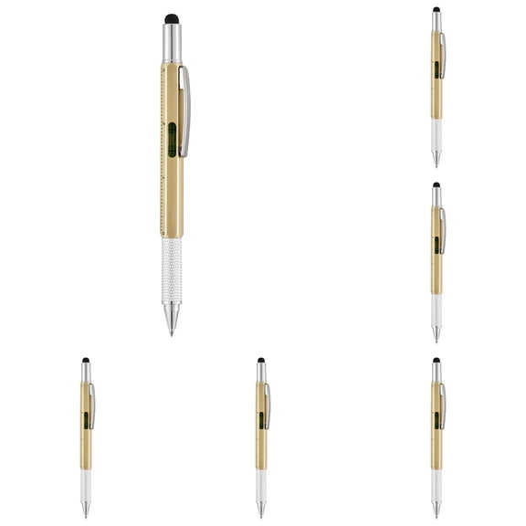 Gooowood Stocking Stuffers For Men Dad Multitool Pen Tool Cool Gadget For Men Ideas For Him Teachers Ruler Screwdriver Ballpoint Pen 1ml Pen Tools Series