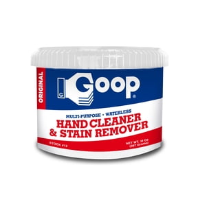 Multi-Purpose GOOP Hand Cleaner- Waterless Hand Degreaser, Laundry Stain Remover - NonToxic and Biodegradable Cleaner Remove Dirt, Oil, Paint, Ink, and Clothes Stains Original, 14oz Pack of 1