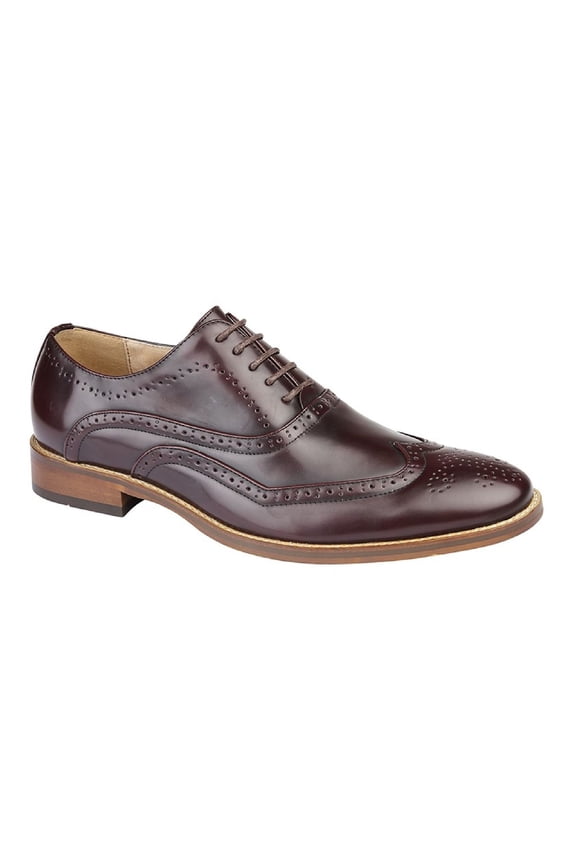 Mens Wing Capped Brogue Oxford Shoes